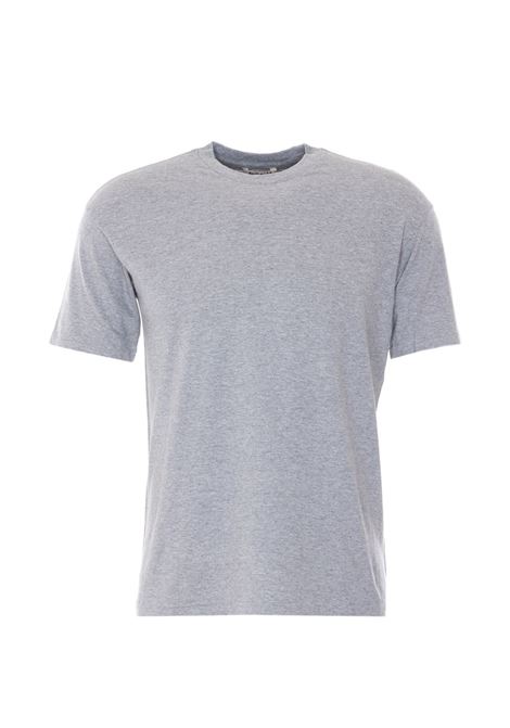 seamless crew neck tee man grey AURALEE | A00T01STTOP GRAY